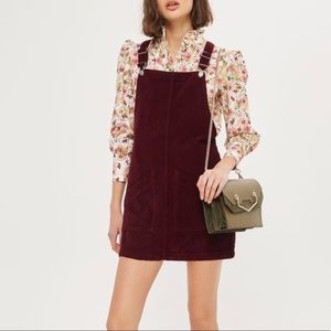 ❌SOLD❌ Topshop Corduroy Overall Dress